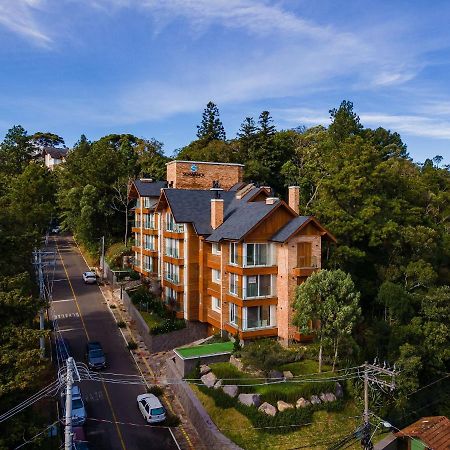 Alpes Da Montanha 203 - Ap Novo Junto Ao Centro De Gramado + Garagem Lejlighed Eksteriør billede