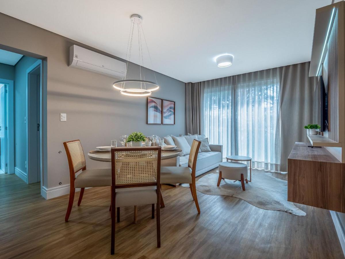 Alpes Da Montanha 203 - Ap Novo Junto Ao Centro De Gramado + Garagem Lejlighed Eksteriør billede